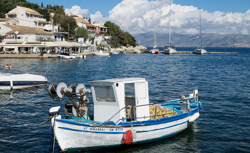 Harbour at Kassiopi, Corfu, Greece